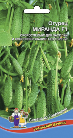 Семена Огурец Миранда F1 "Уральский Дачник" ц/п