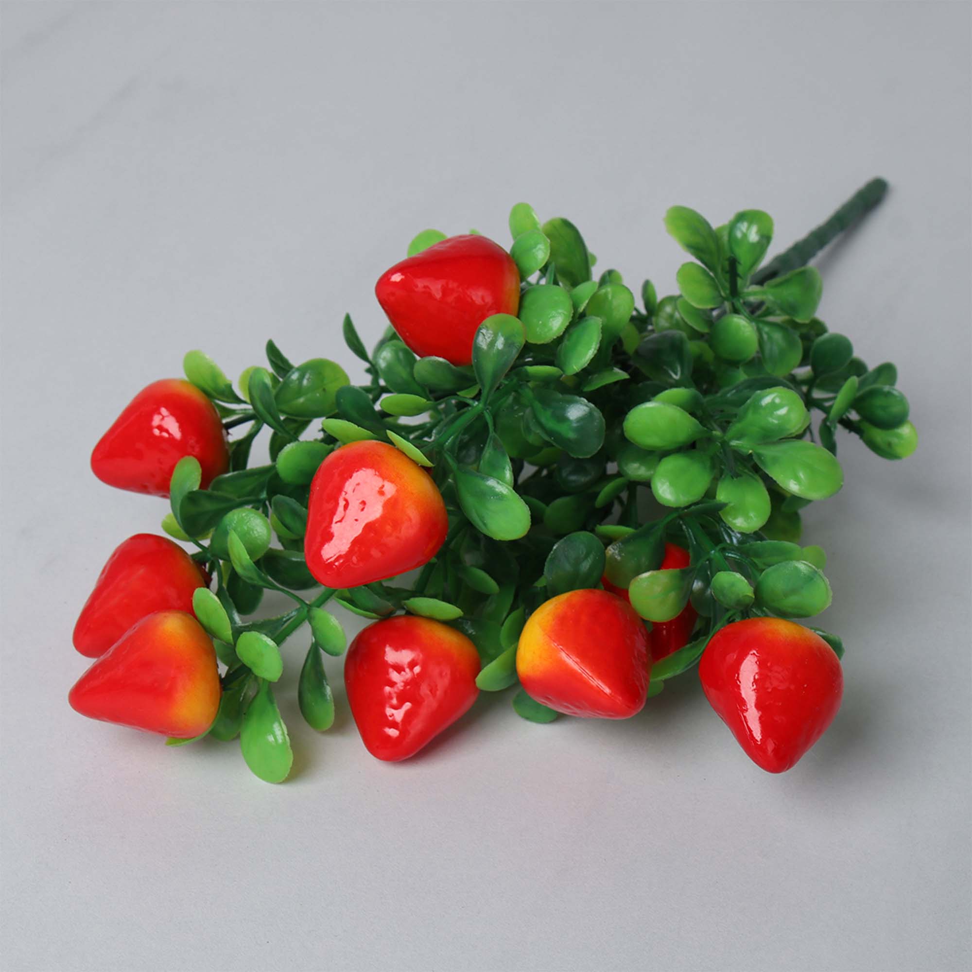 Растение искусственное Ягода/Мандарин 33см CW465  микс