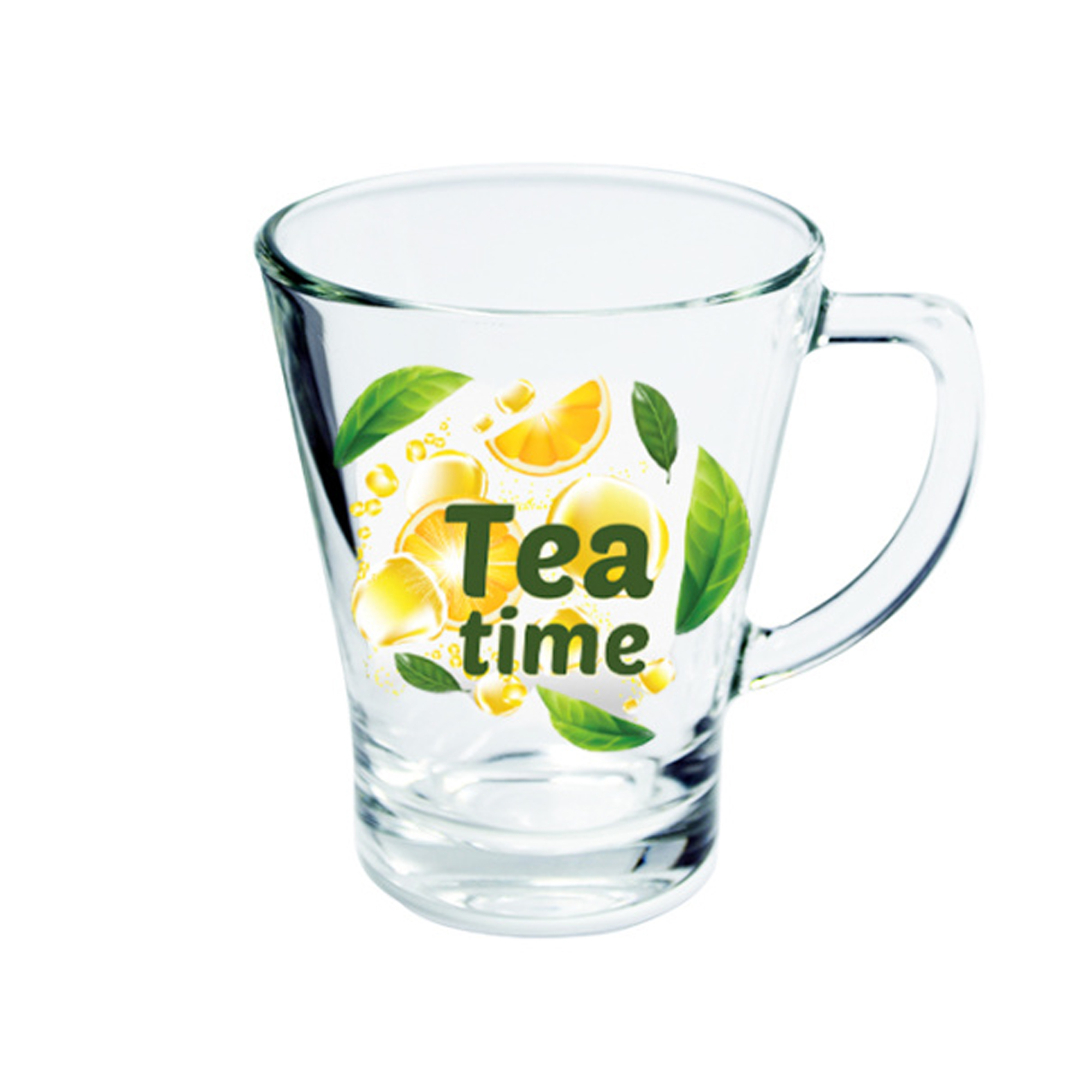 Кружка 330мл Аура ВРЕМЯ ЧАЯ