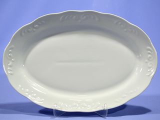 Блюдо овальное 31,5см ф.548 "Надежда" "Белье"  9С0676Ф34