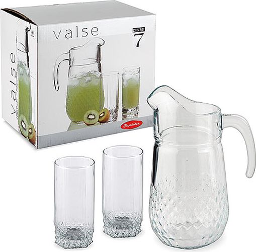 97675 Набор кувшин+6стаканов ВАЛЬС (Бор)