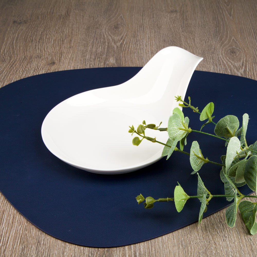 Подставка под ложку 17см "Маршмеллоу"  фарфор