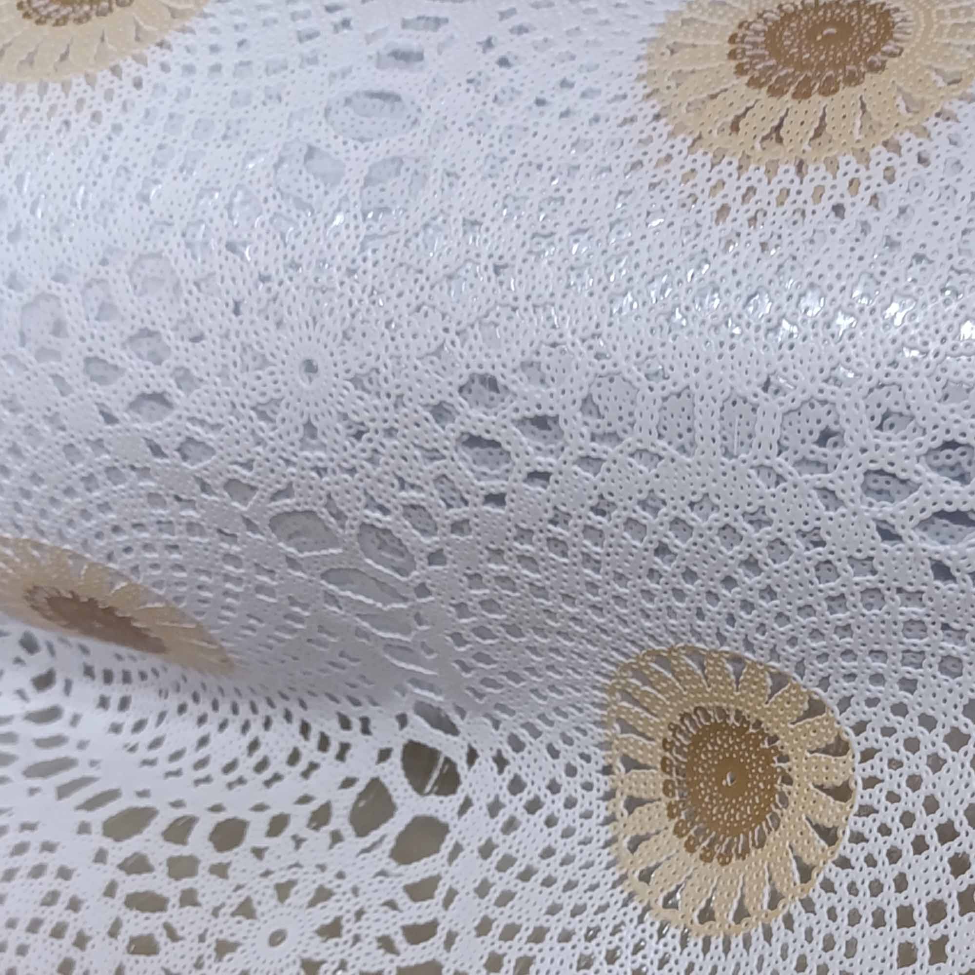 Клеёнка ажурная без основы 1,37м х20м  (цена за 1м) РД15095