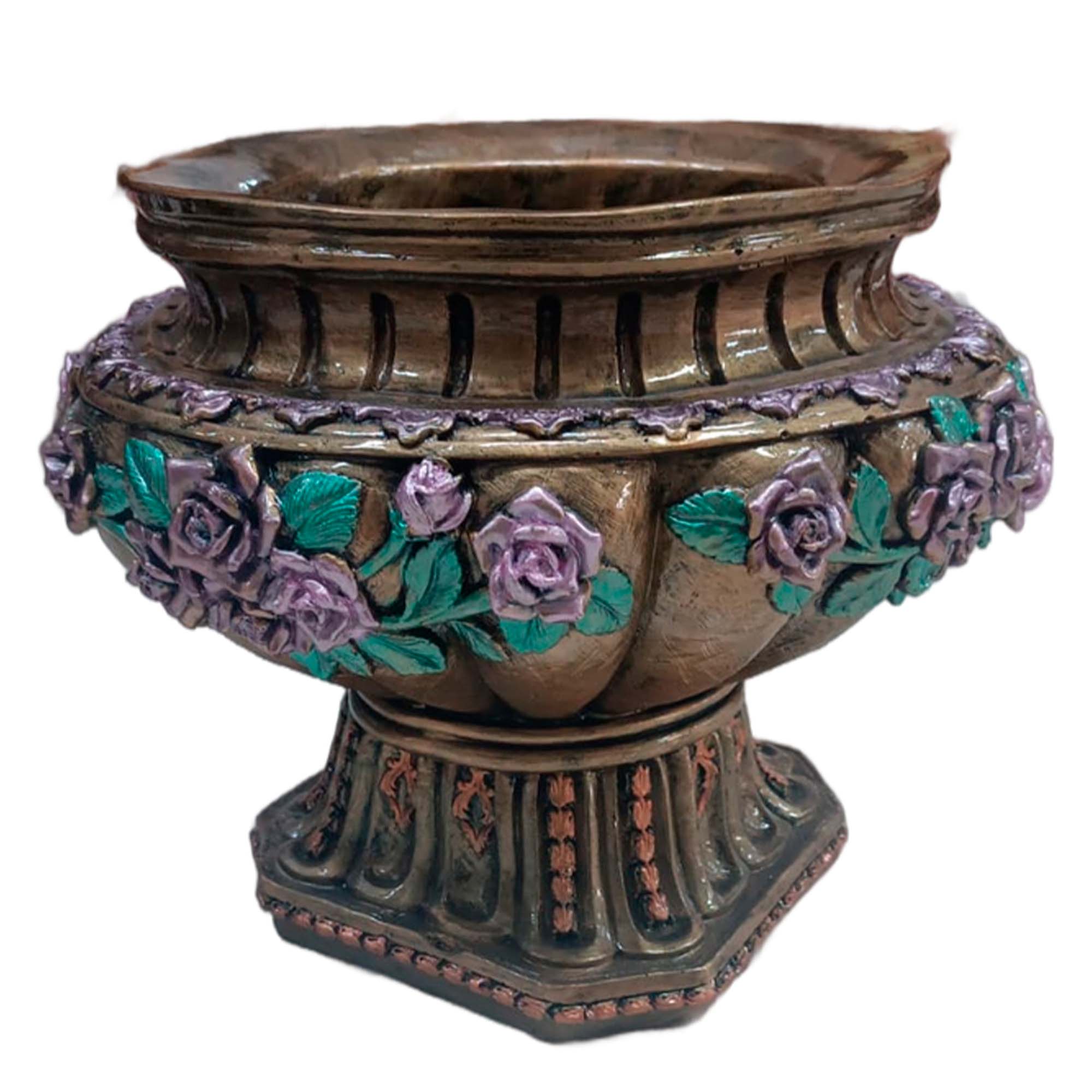 Вазон с розами