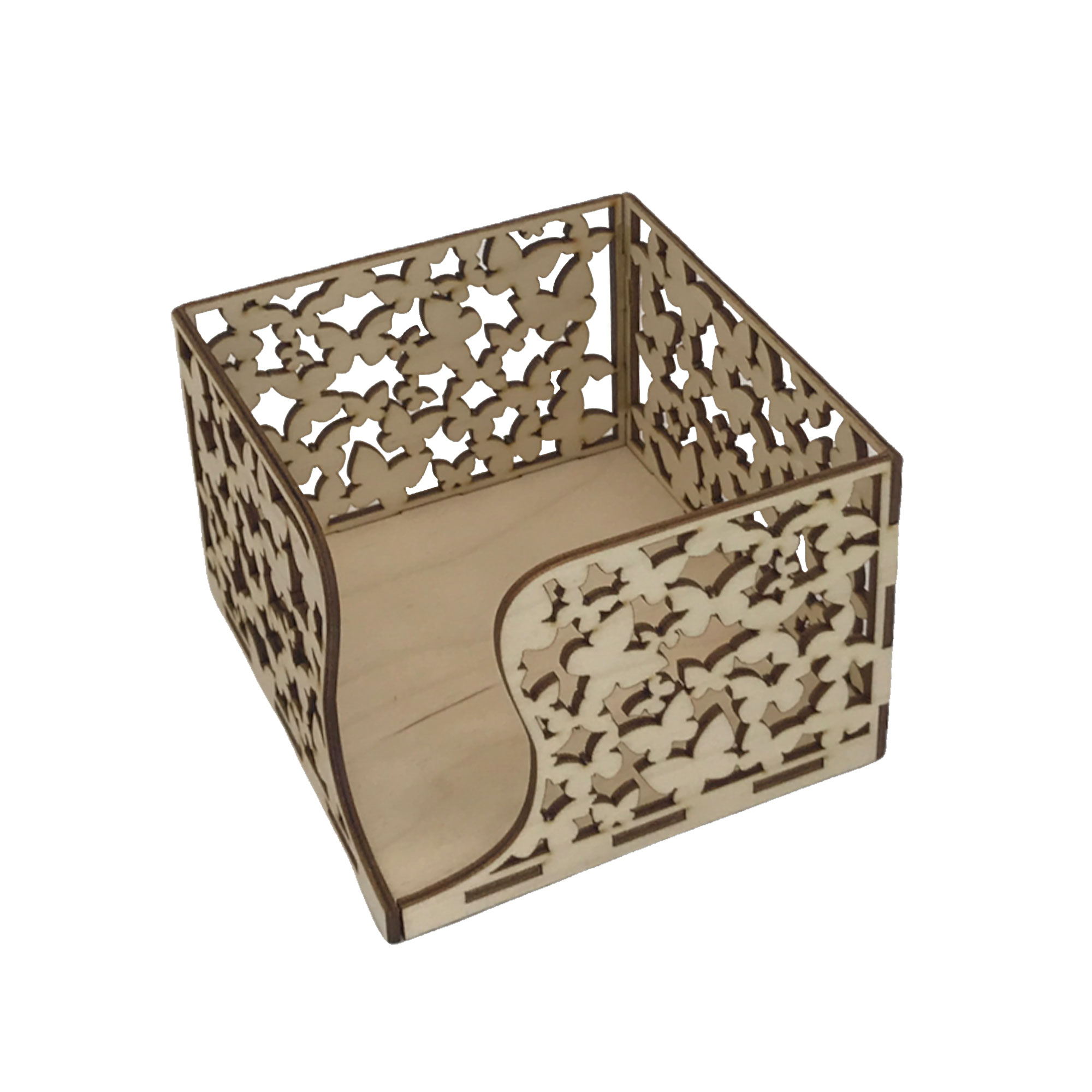 Салфетница 12,8х13,2х9см ДомВуд Экошпон Ф18/Д18