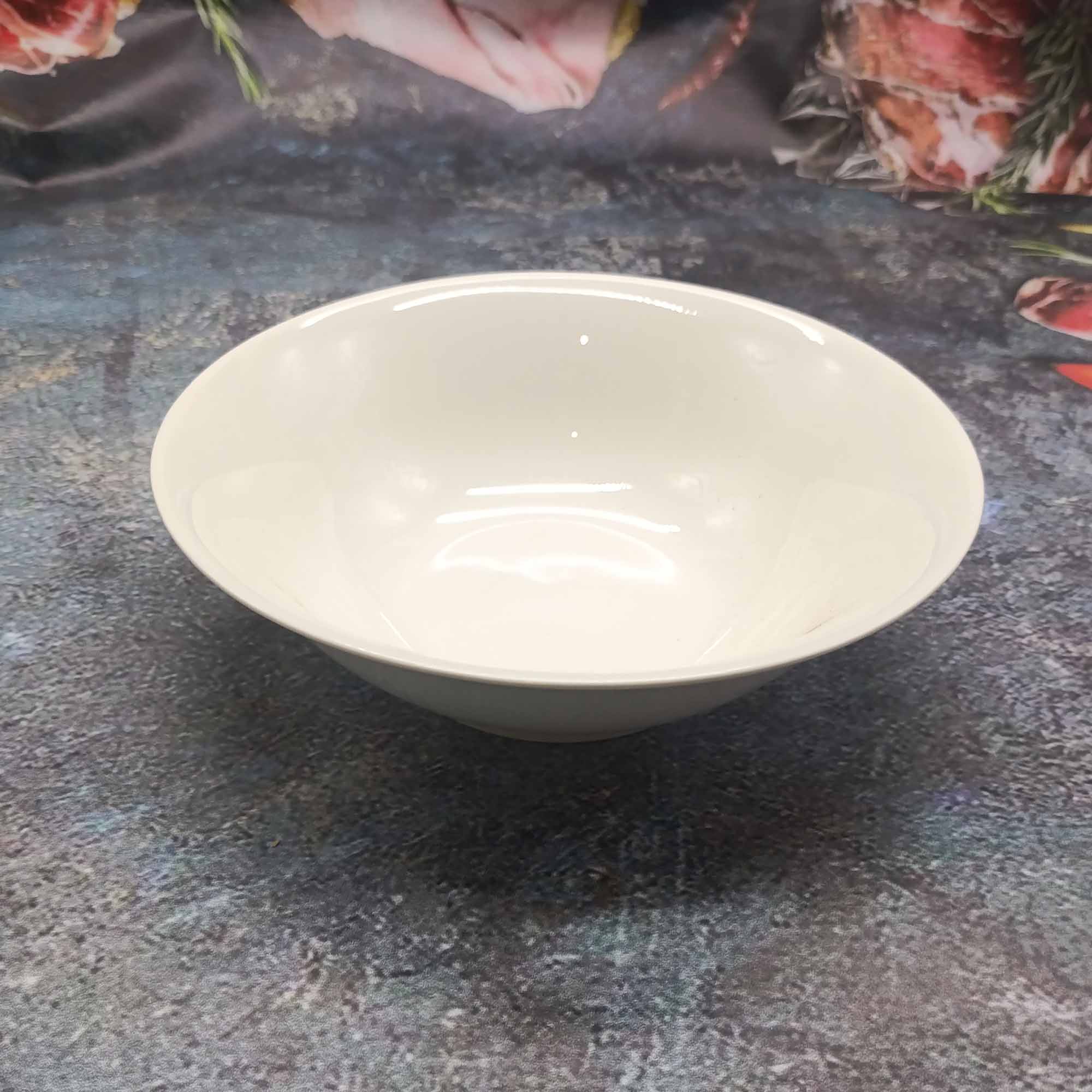 Миска 17,5см круглая, белая РД85080