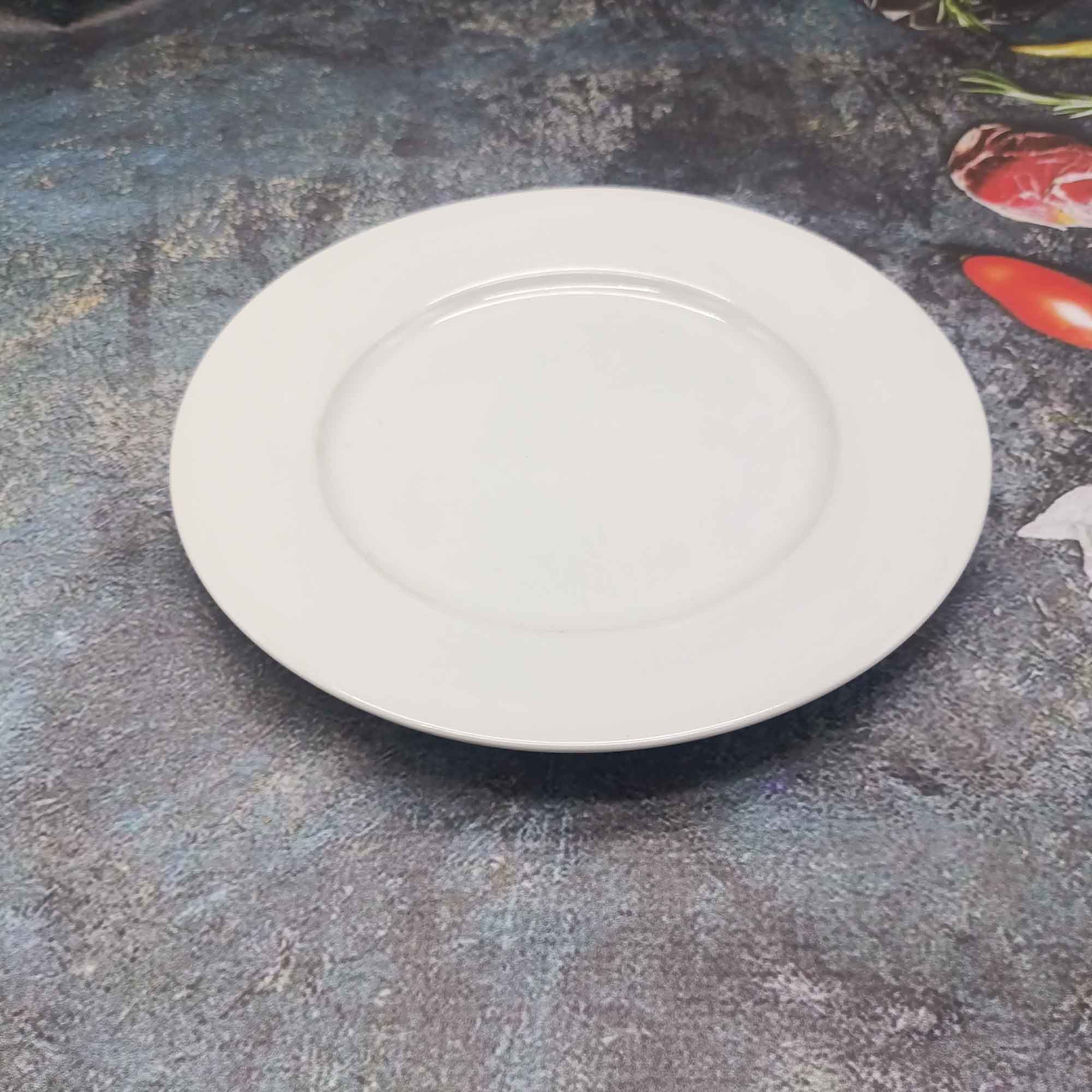 Тарелка 260мм круглая, белая РД85448