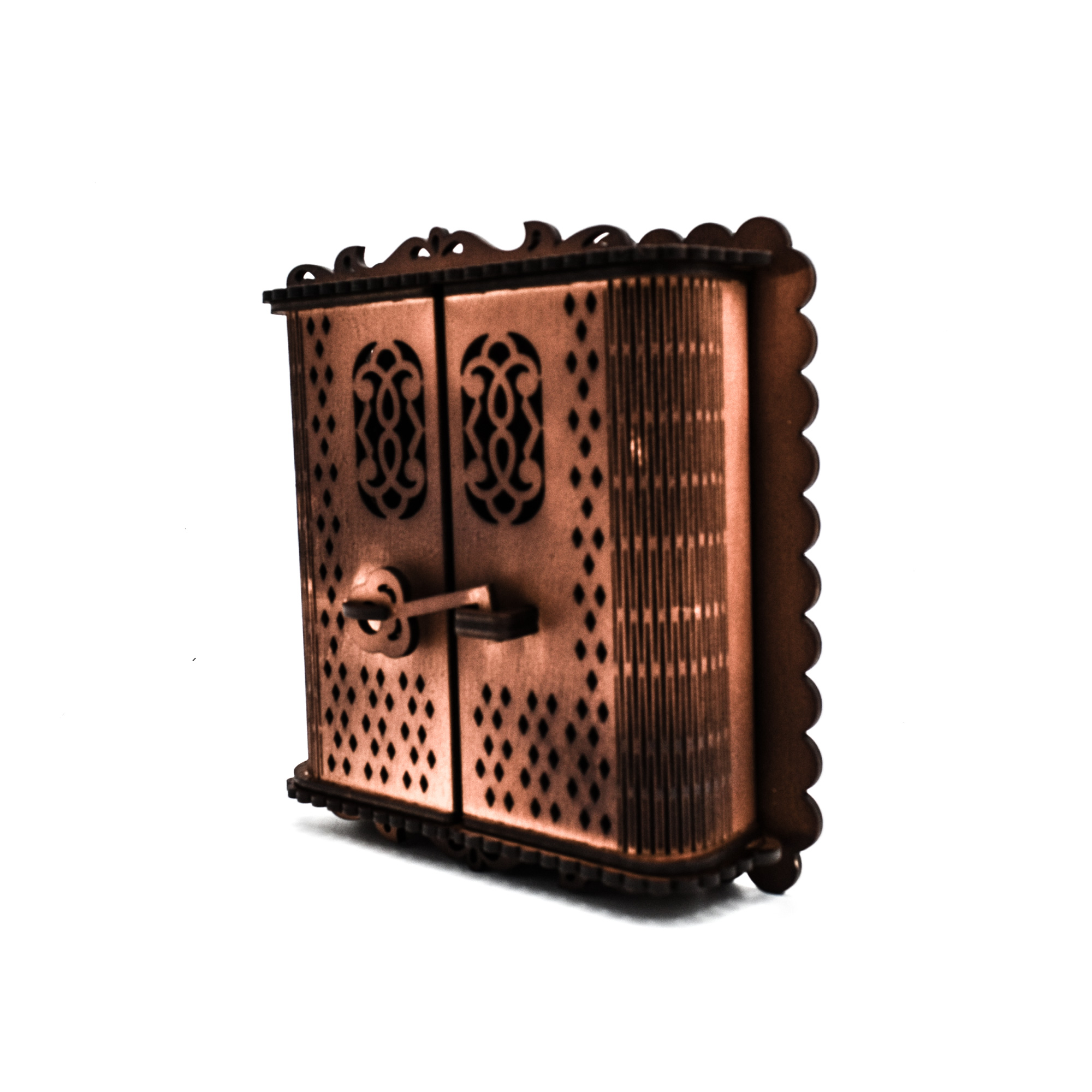 Ключница 19,5х19,5х5см ДомВуд Экошпон Ф182/Д182