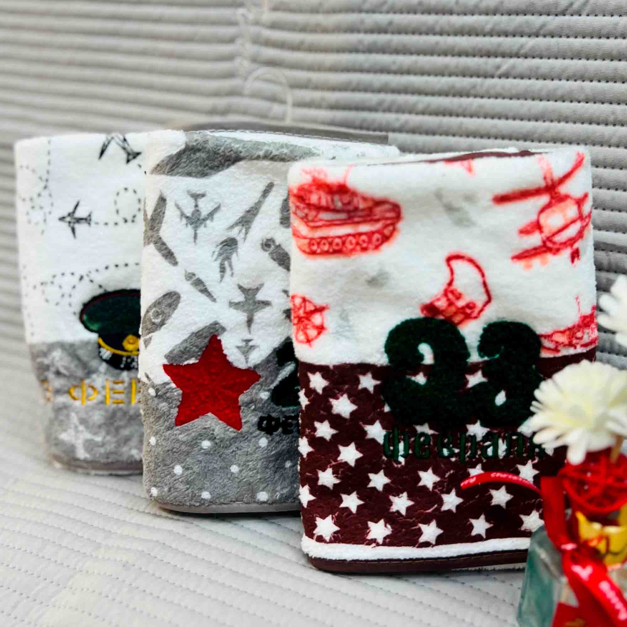 Полотенце 40х60 23 Февраля, микрофибра