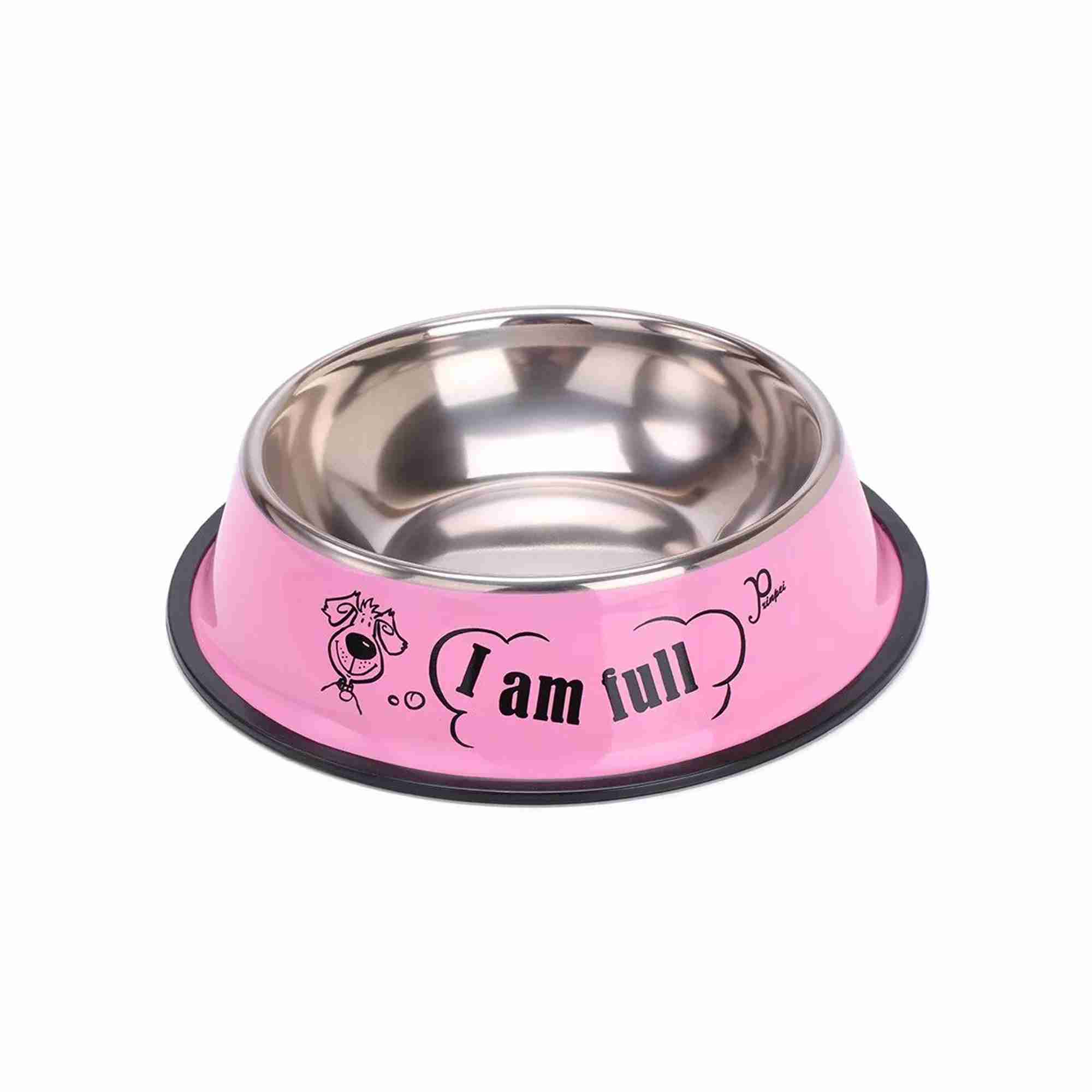 Миска для домашних животных с надписями из нержавеющей стали ТТ54586
