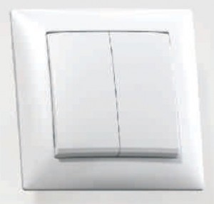 Выключатель СЕЛЕНА СУ 2 кл. 10 А бел. АБС-пластик С510-379