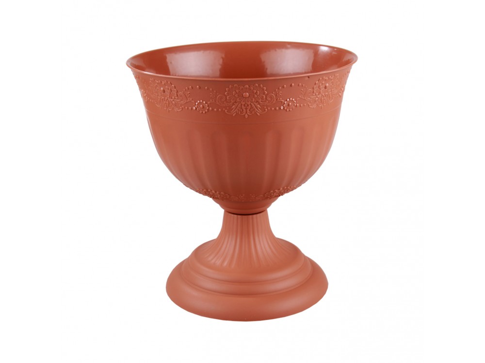 Вазон "Венеция" 10л Д330мм (коричневый) 