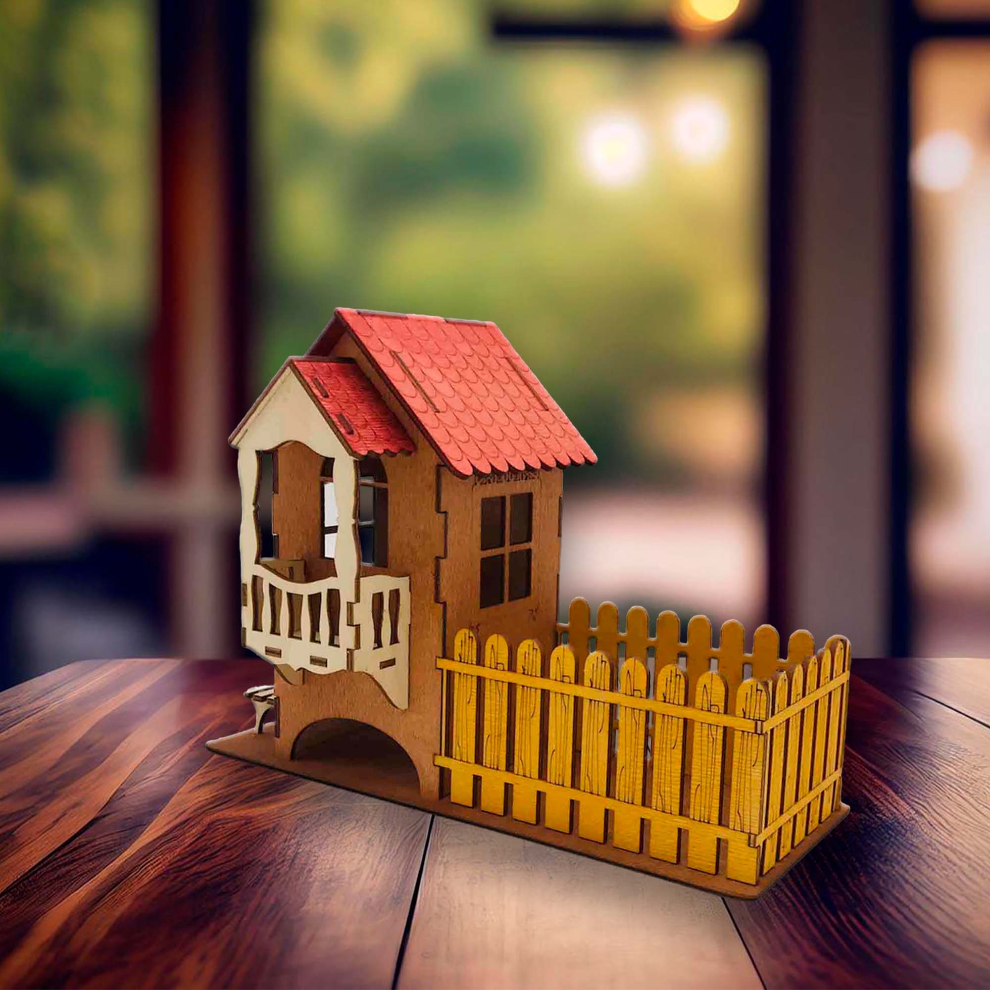 Чайный домик 28х13х21см ДомВуд Уютное гнёздышко Экошпон Ф92/Д92