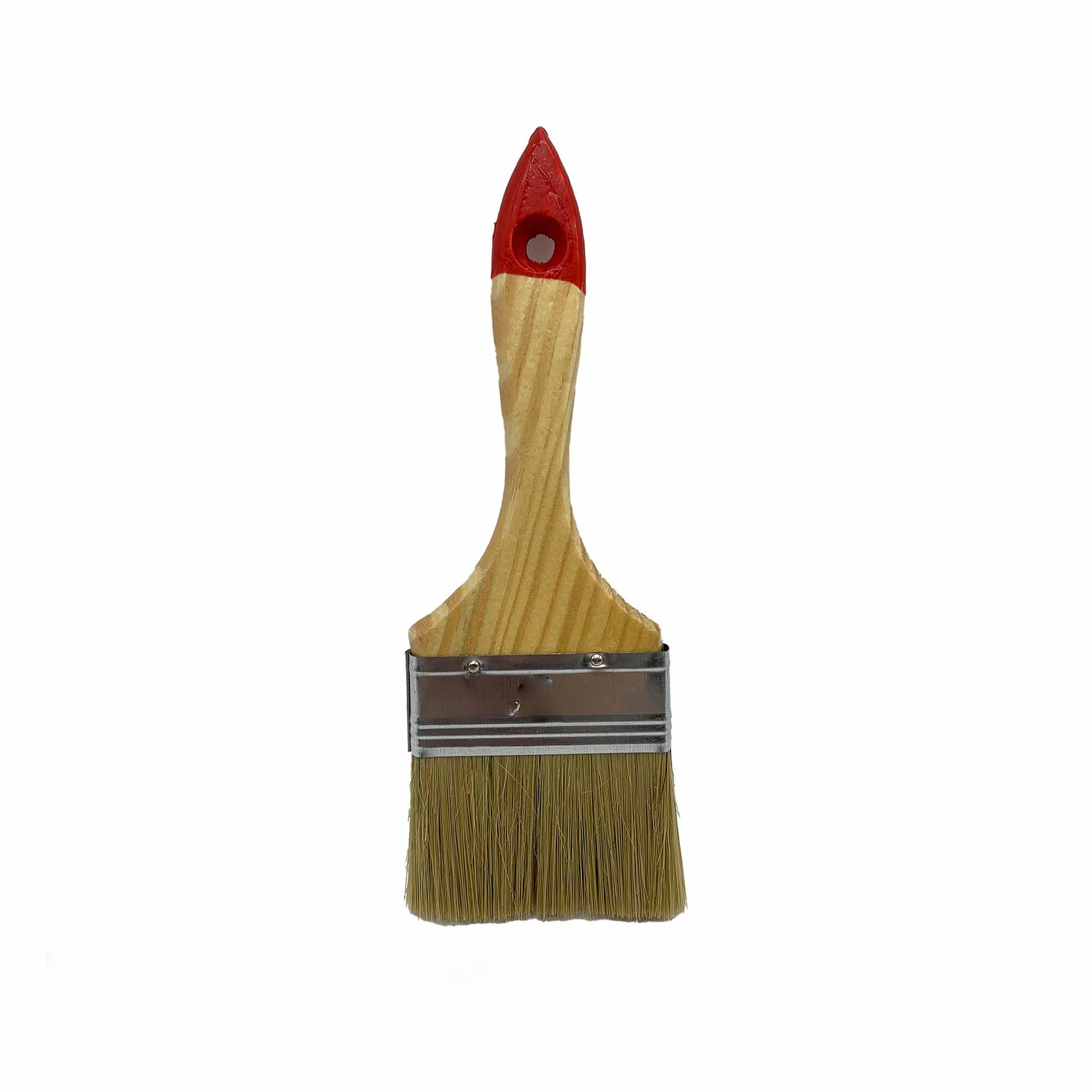 Кисть плоская 63мм 2,5" "Стандарт" натуральная щетина, деревянная ручка РД71656