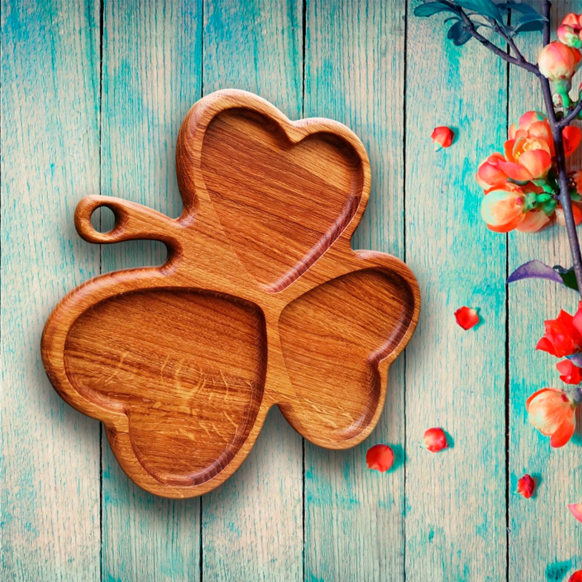 Менажница 25х25х2см ДомВуд Клевер Ясень Я237