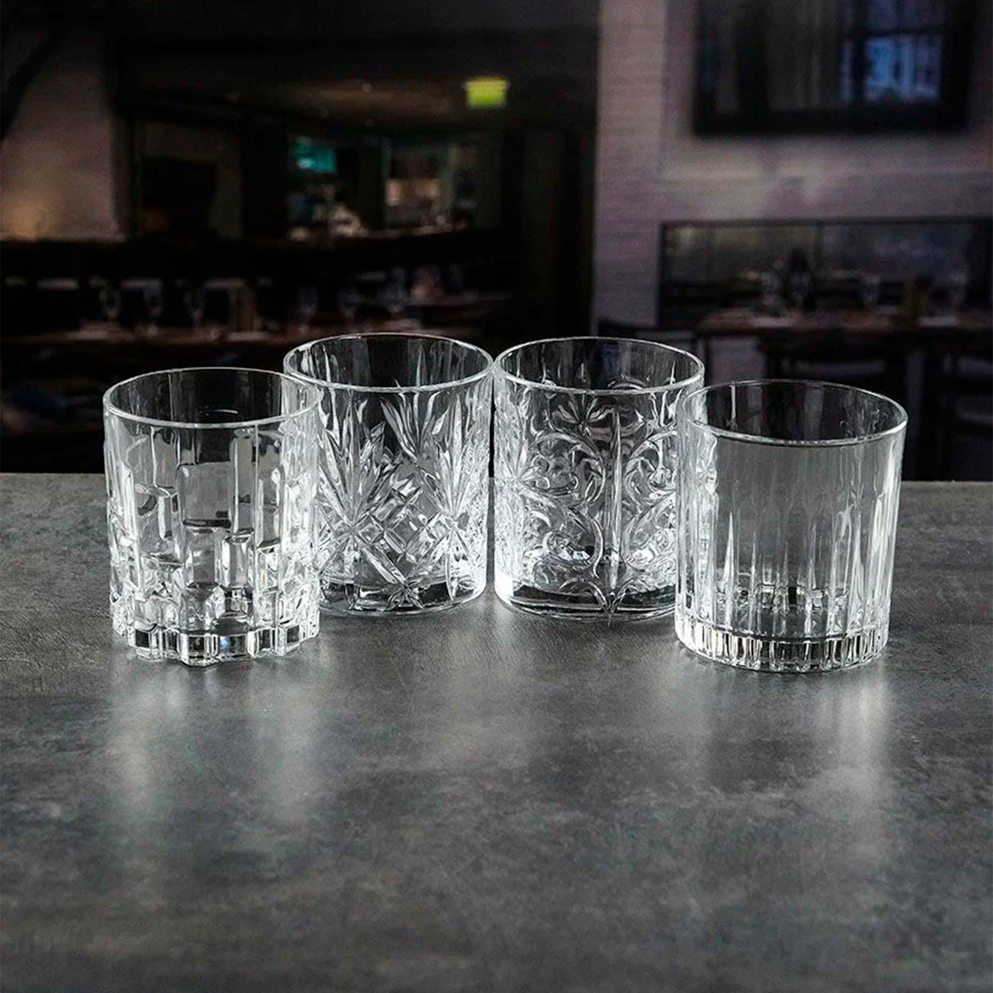 Набор стаканов для виски RCR set Mixology (4 шт), 28450020006 NEW 340,340,330,360 мл