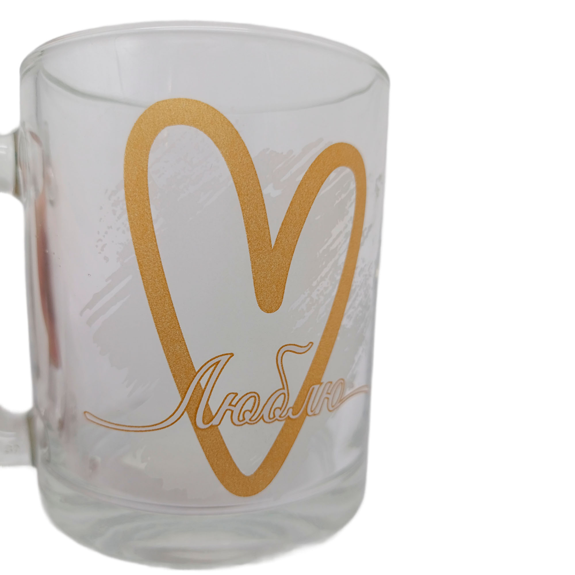 Кружка 320мл Чайная ЛЮБЛЮ 