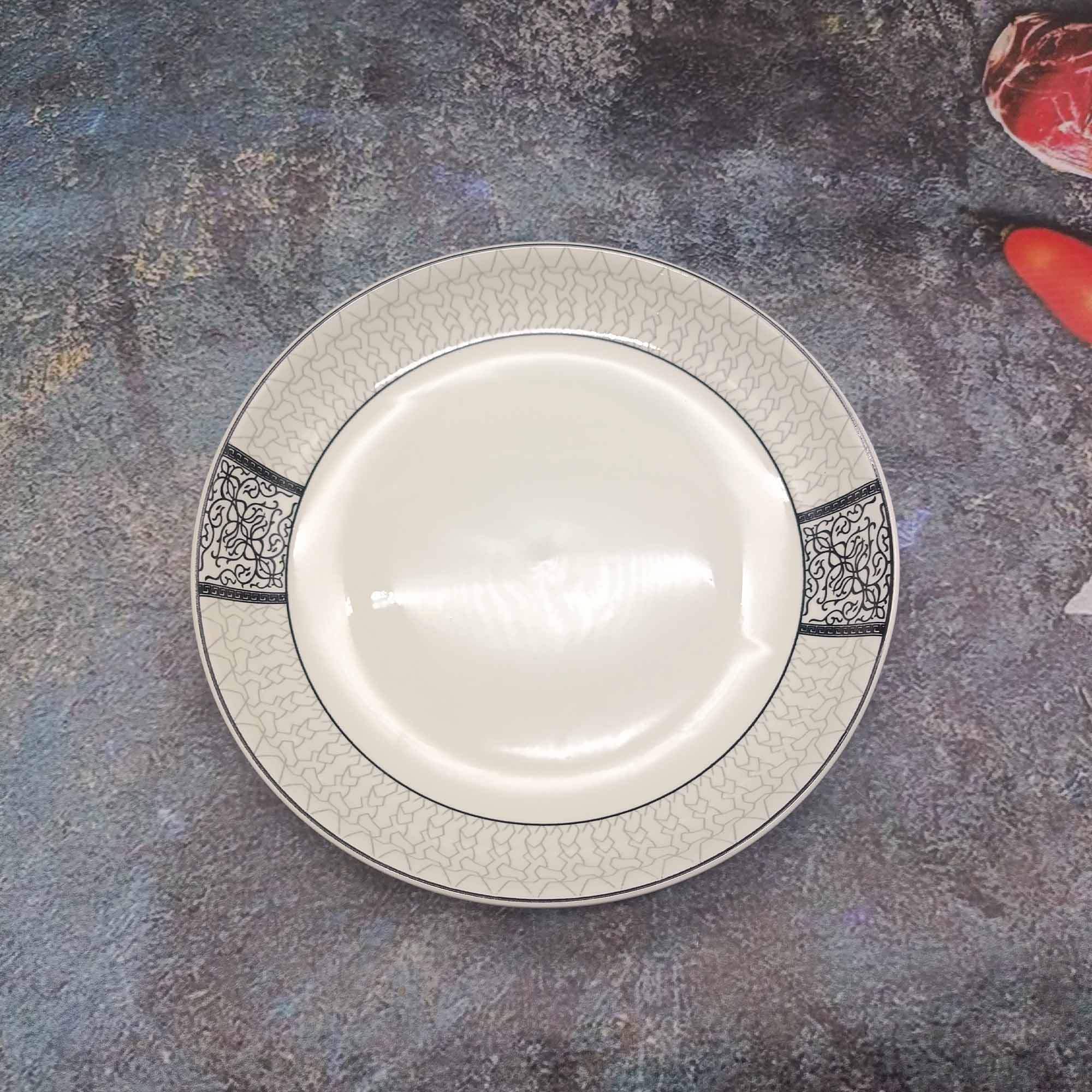 Тарелка 220мм круглая, с узором РД84861