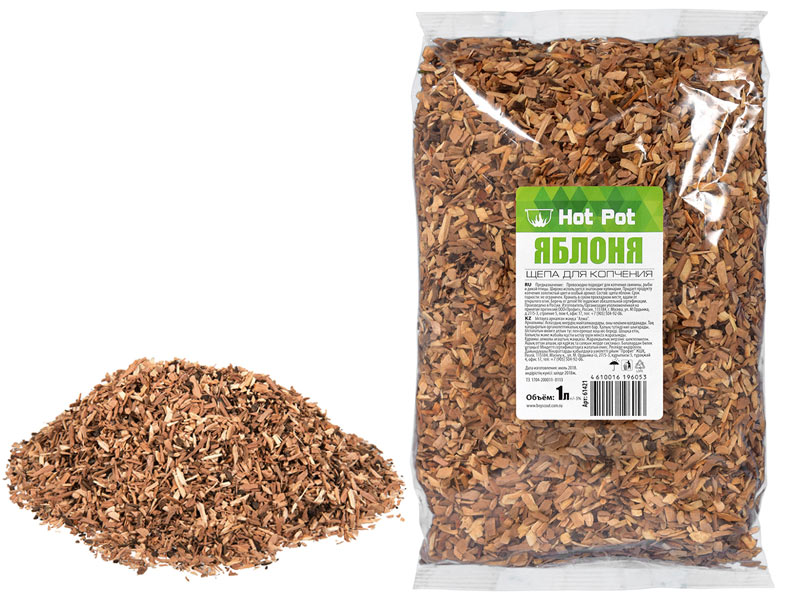 Щепа для копчения Яблоня 3дм3