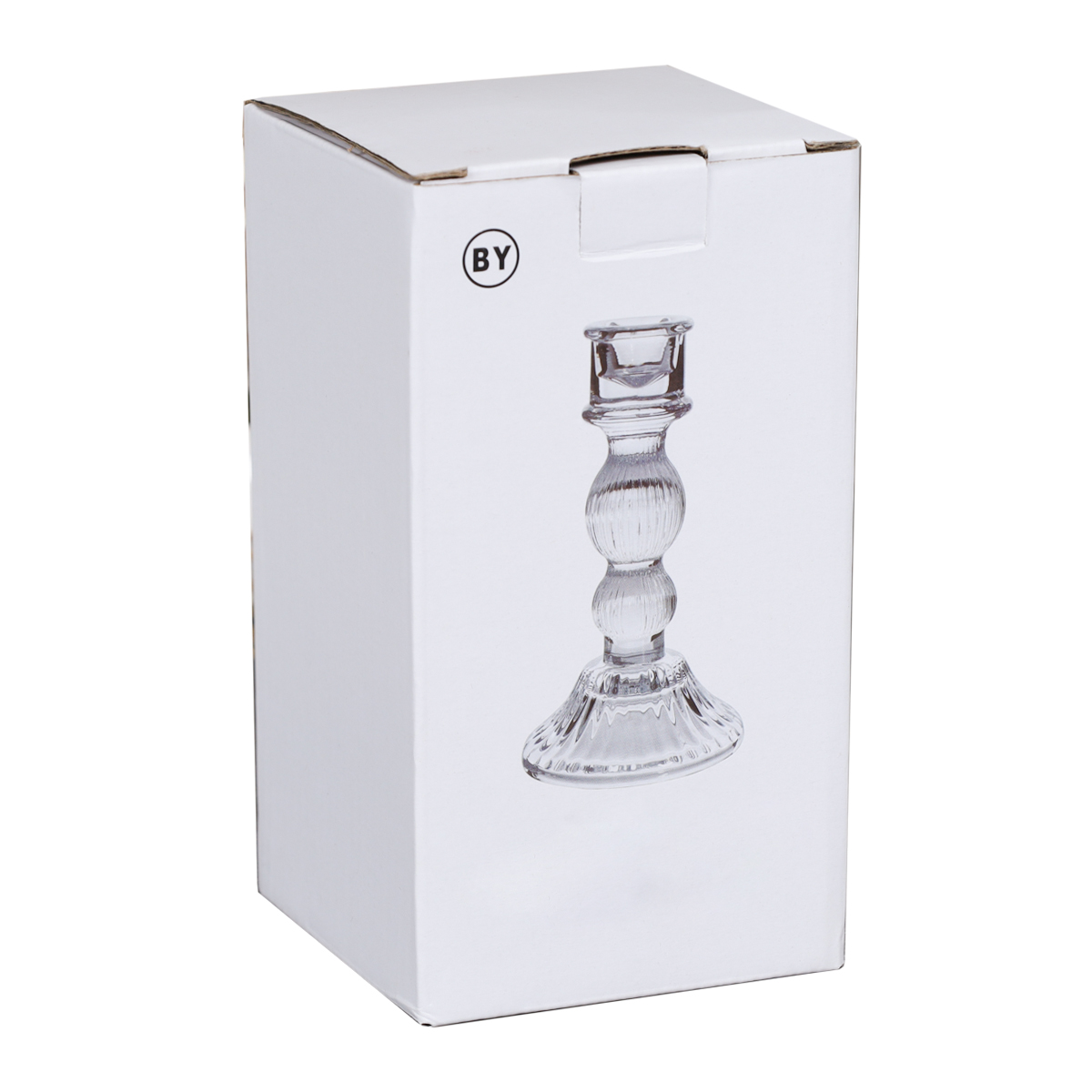 Подсвечник 15 см WS-016 золотой ободок