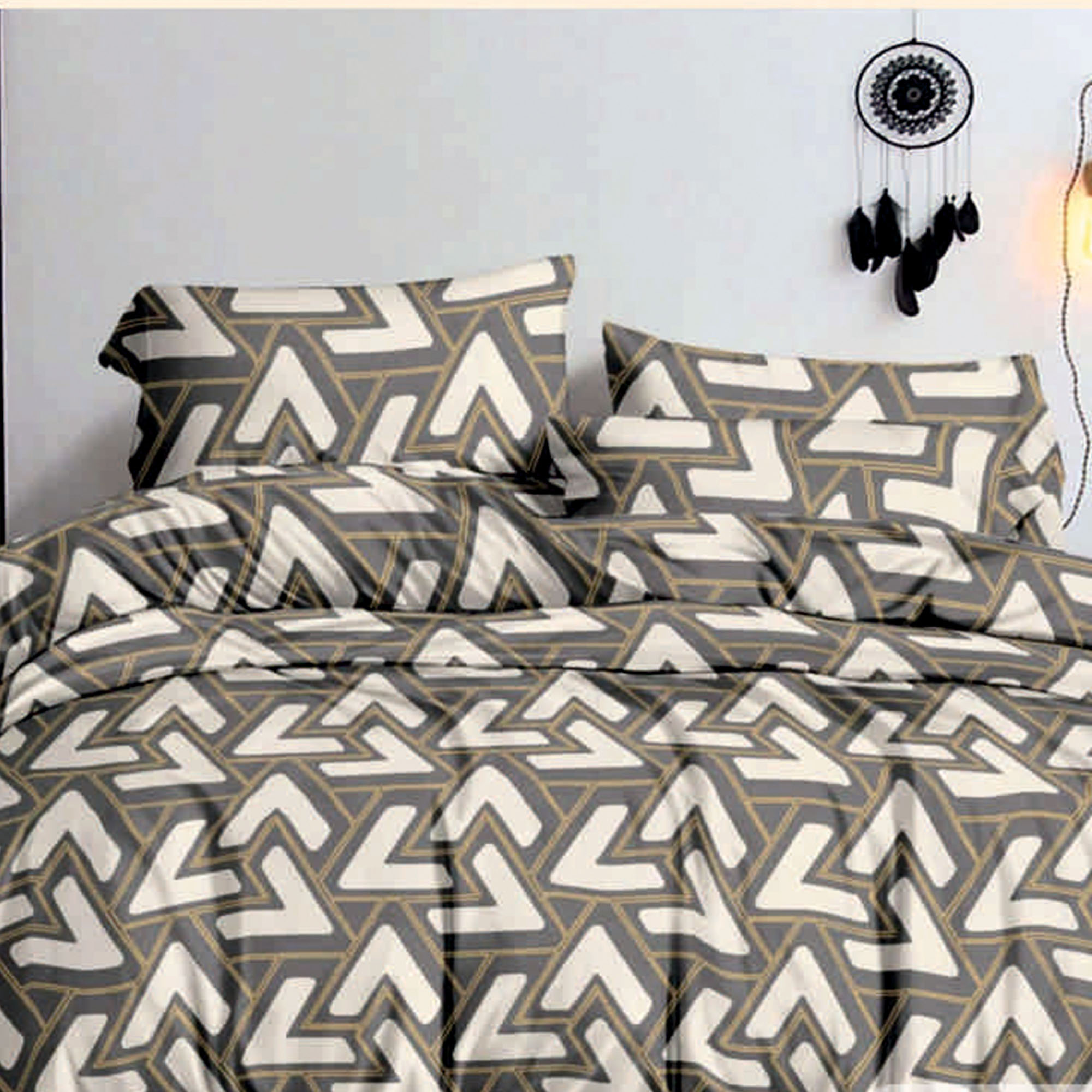 Комплект постельного белья 1,5 (70*70) ДомВелл Комфорт полисатин-80 4201 Вилора