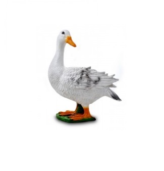Фигурка садовая Гусь на подставке 36х42см