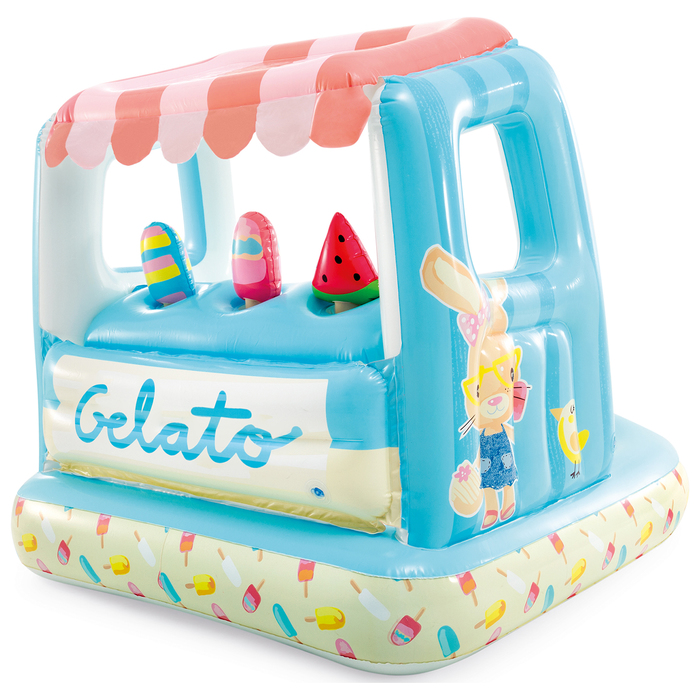 Игровой центр 127х102х99см "Мороженое" домик с бассейном 2-6 лет, Intex