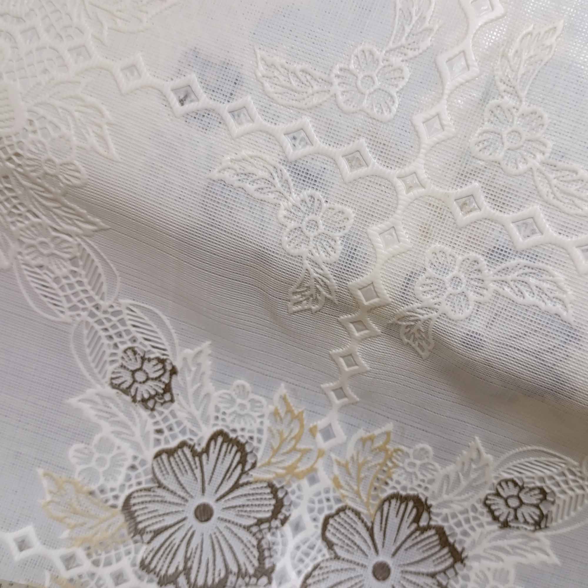 Клеёнка ажурная без основы 1,37м х20м  (цена за 1м) РД15026