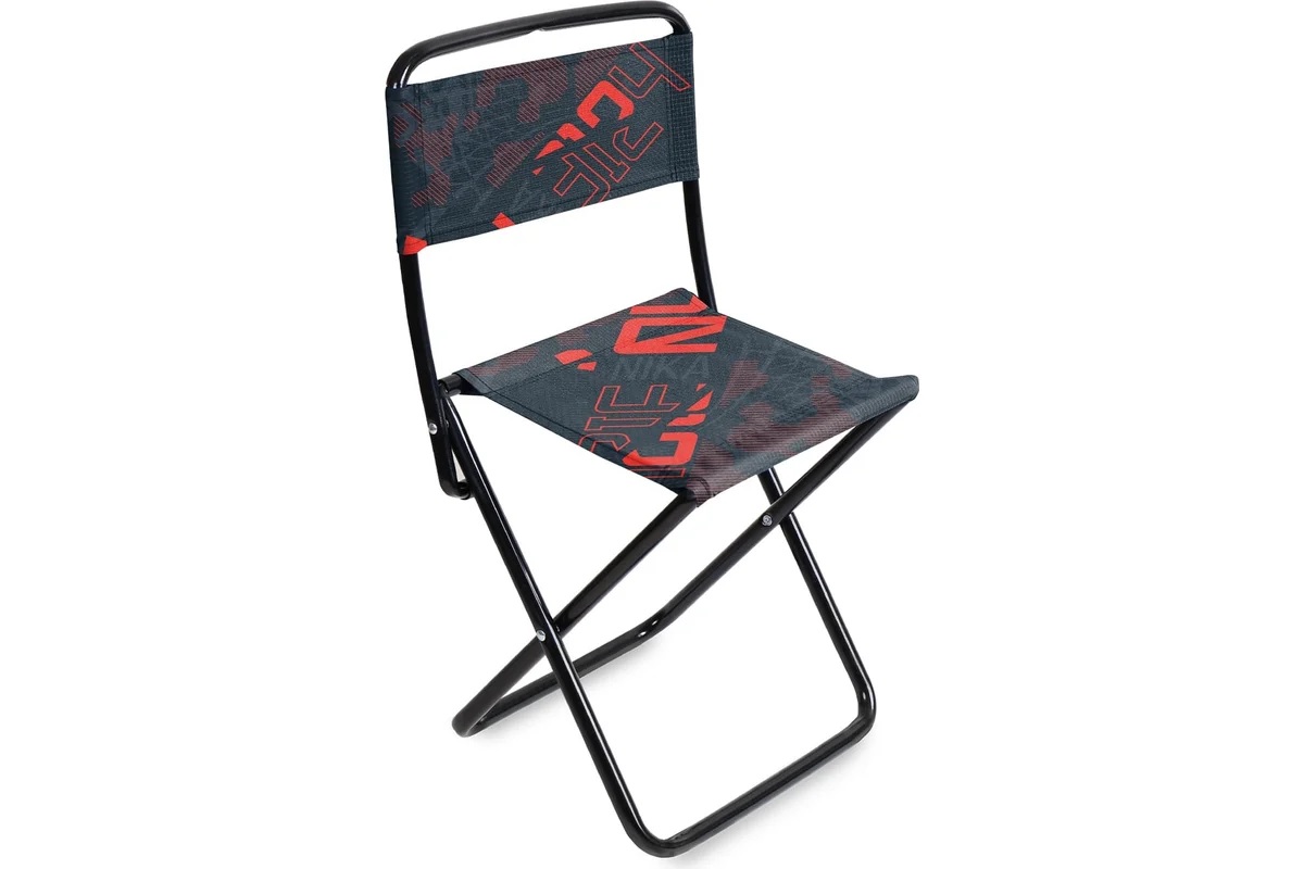 Стул складной походный (ПС2/КК коллаж красный)