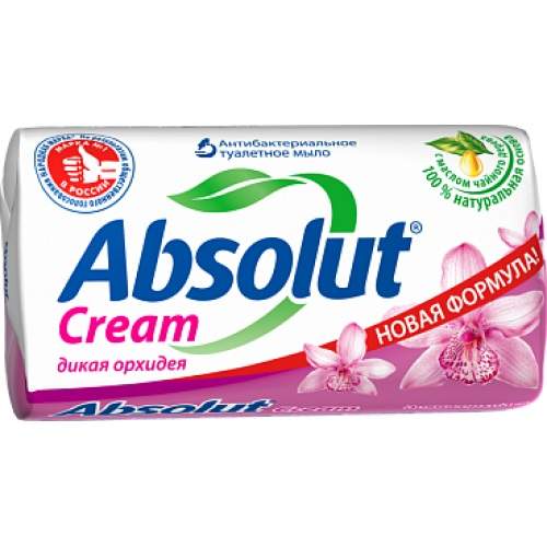 Мыло туалетное 90г Весна мыло АБСОЛЮТ 2в1 Дикая орхидея/6