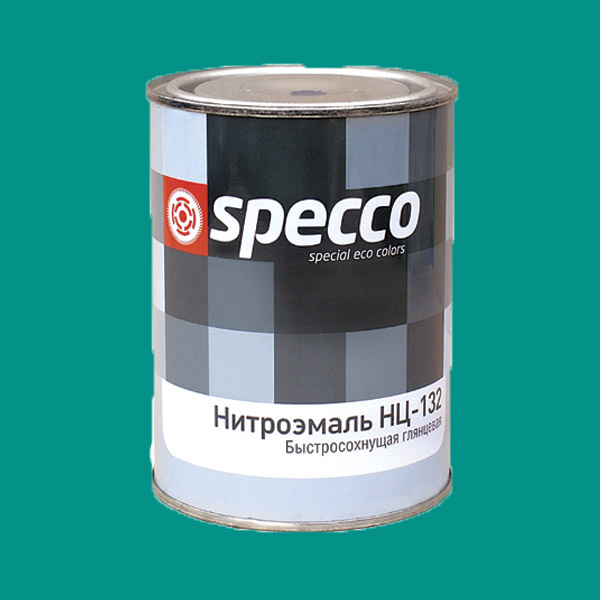Эмаль НЦ-132КП 0,8кг ярко-зеленая "SPECCO" 