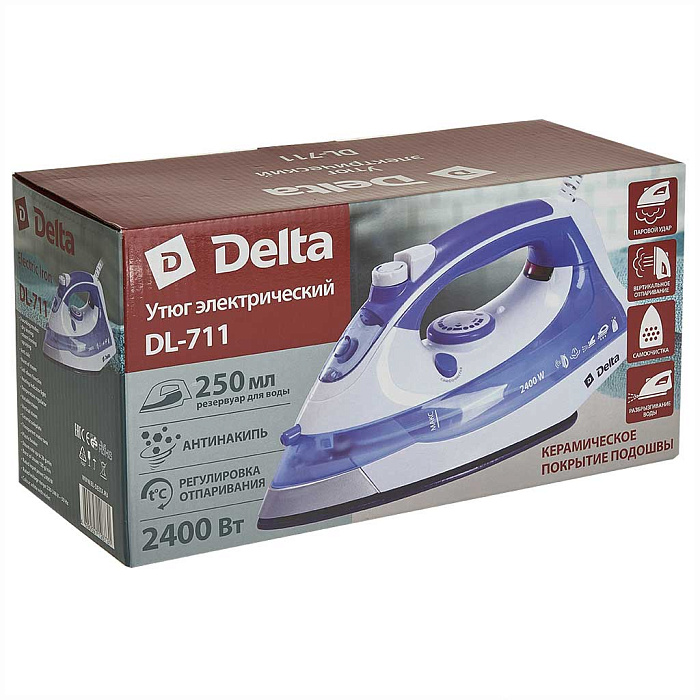 Утюг 2400Вт DELTA DL-711