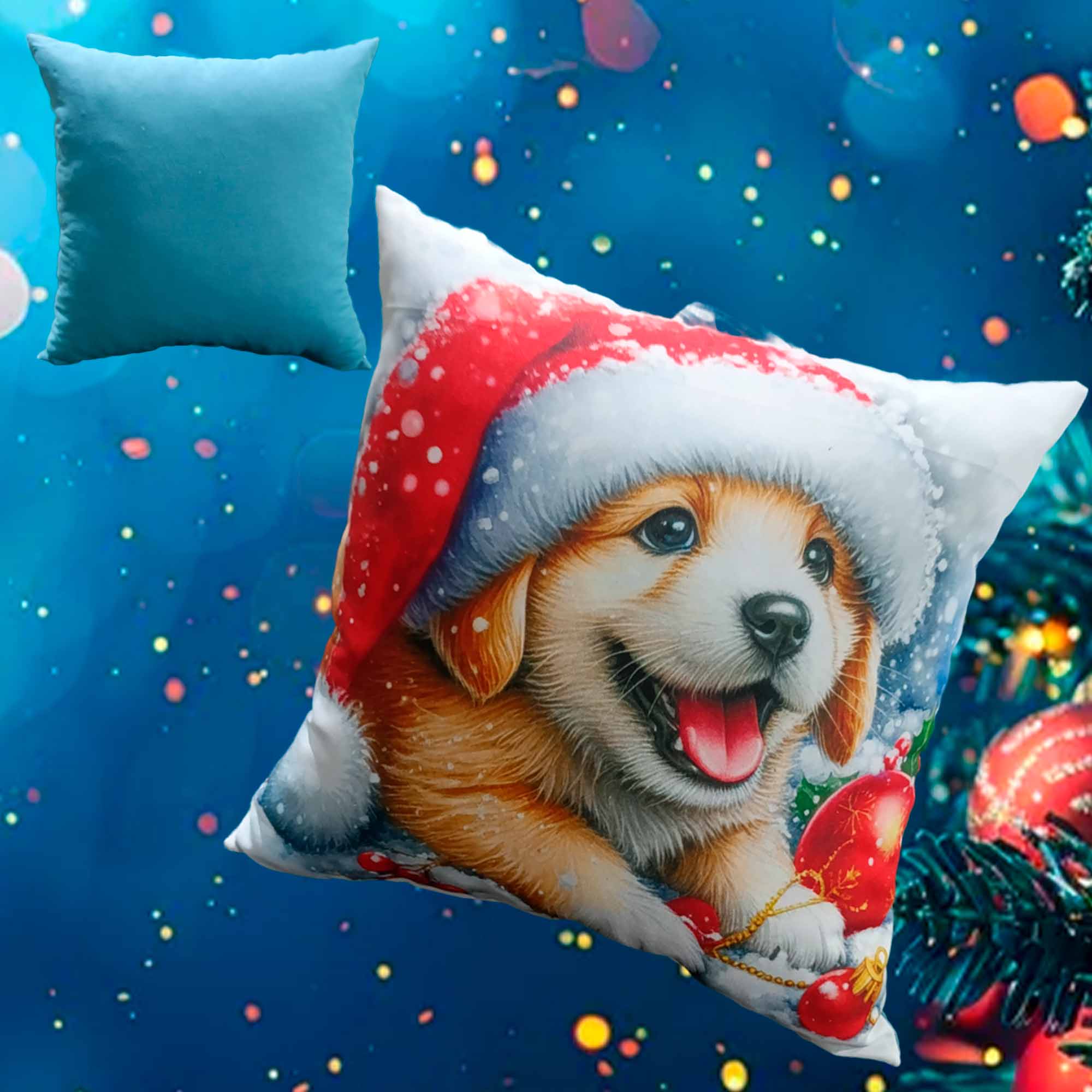 Подушка 35*35 ДомВелл габардин, поплин Озорник