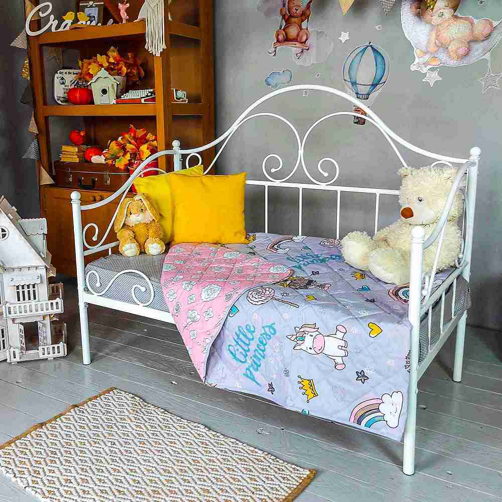 Покрывало стёганное 150*215 ДомВелл (Поплин) Детство 28374/1 Маленькая принцесса