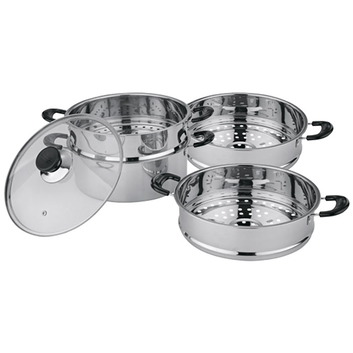 Мантоварка-пароварка нерж.сталь d=24cm, 4 уровня (8)