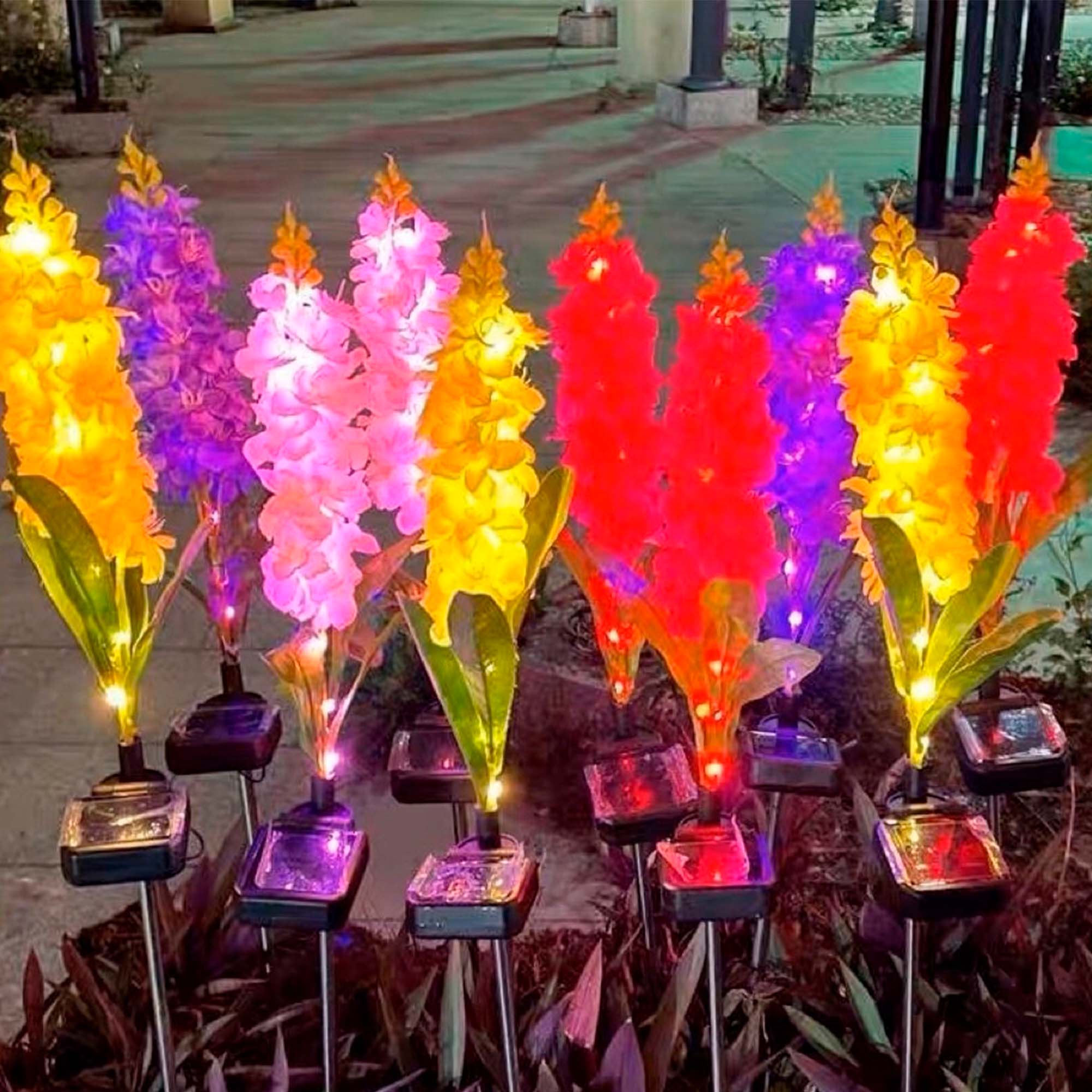 Светильник садовый на солнечной батарее Гиацинт