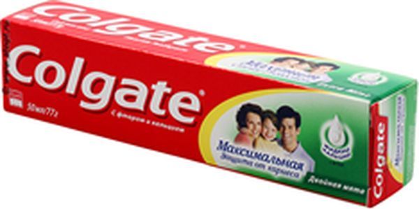 Паста зубная 100мл Colgate защита от кариеса Двойная мята