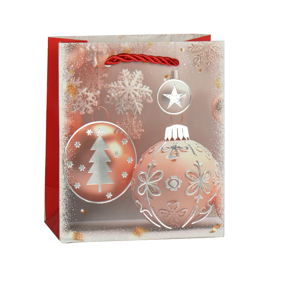 Пакет подарочный 12х14х6 Новый год 421 микс 