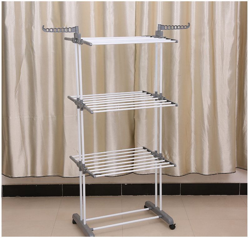Сушилка для одежды напольная 76x50x172см L68gray 3,1 кг