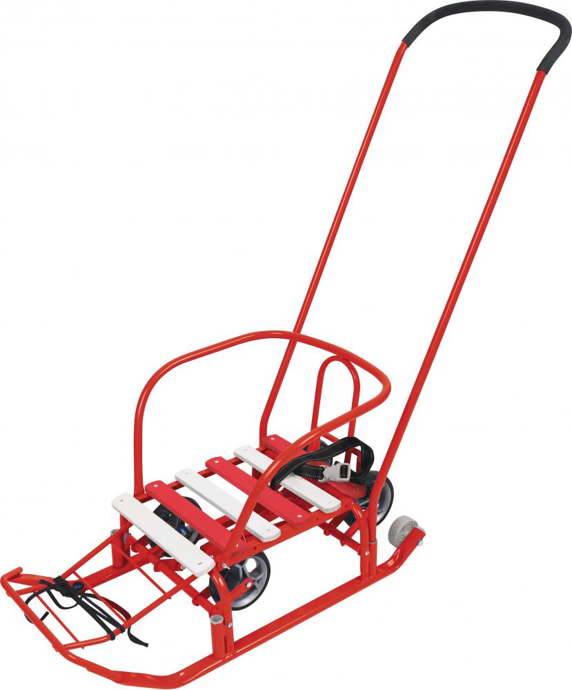 Санки детские "Тимка 3К универсал" Т3КУ/АЛ2 алый