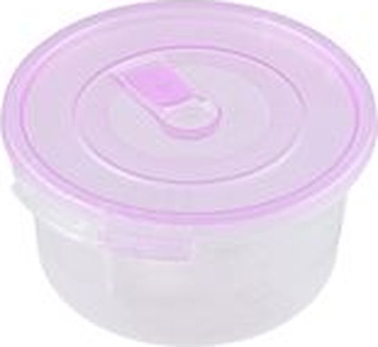 Контейнер 0,4л для продуктов "СМАЙЛ" кругл. с клапаном СВЧ
