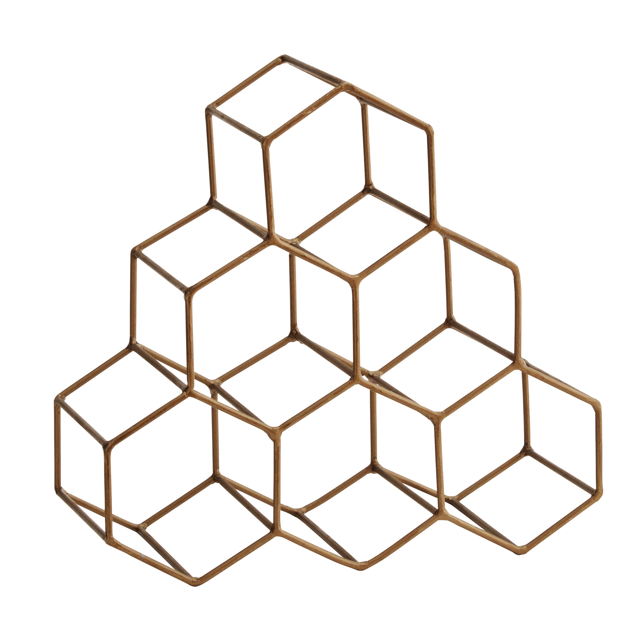 Подставка для вина 27см, металл  Gold