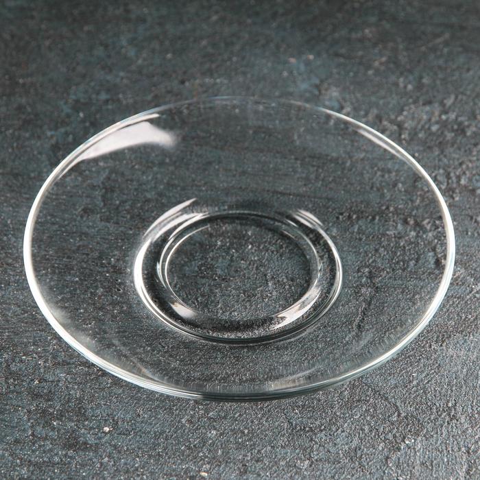 Блюдце стекло Гламур