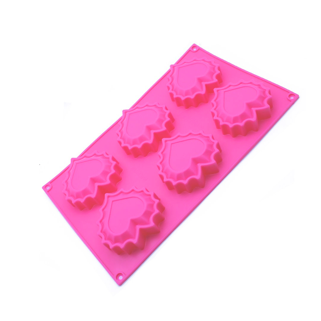 Форма силиконовая 6 ячеек 288х175х22мм РД 43344