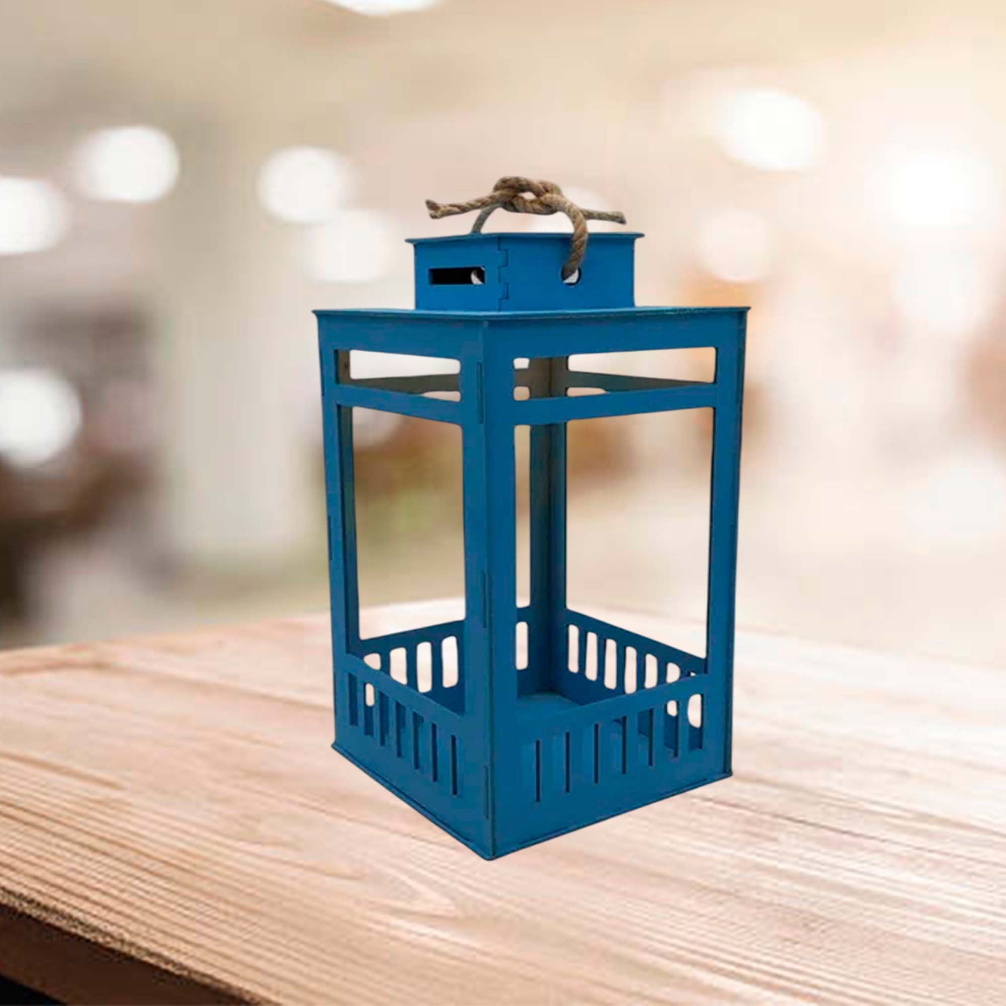 Фонарь подвесной 20*20*40см ДомВуд Экошпон Ф202