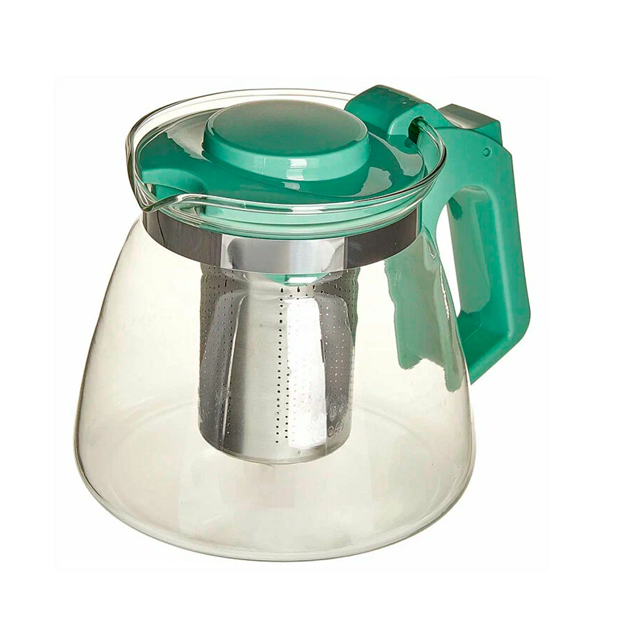 Чайник заварочный 1100мл с фильтром зеленый 