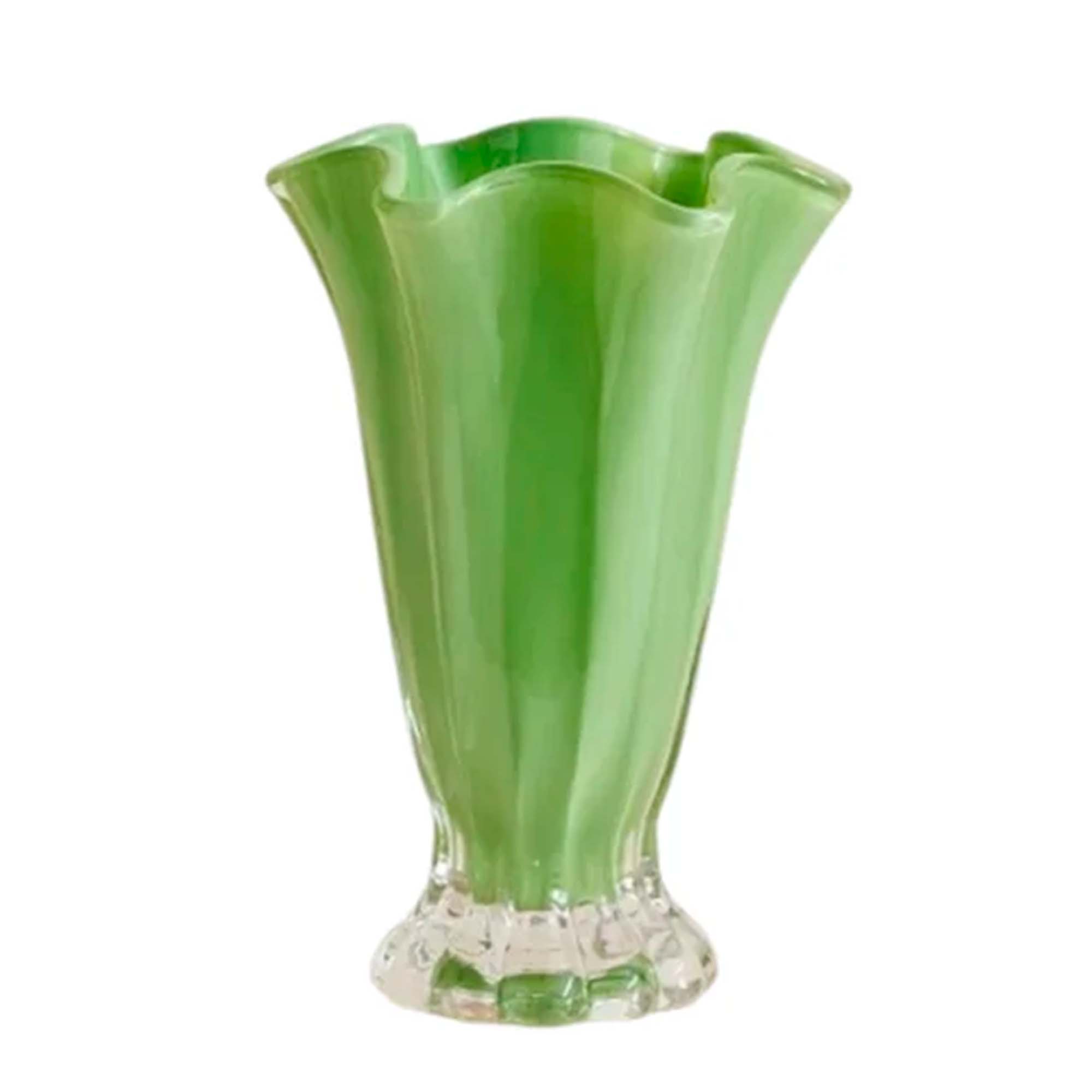 Ваза для цветов 23х15,5 салатовая в коробке РД79935