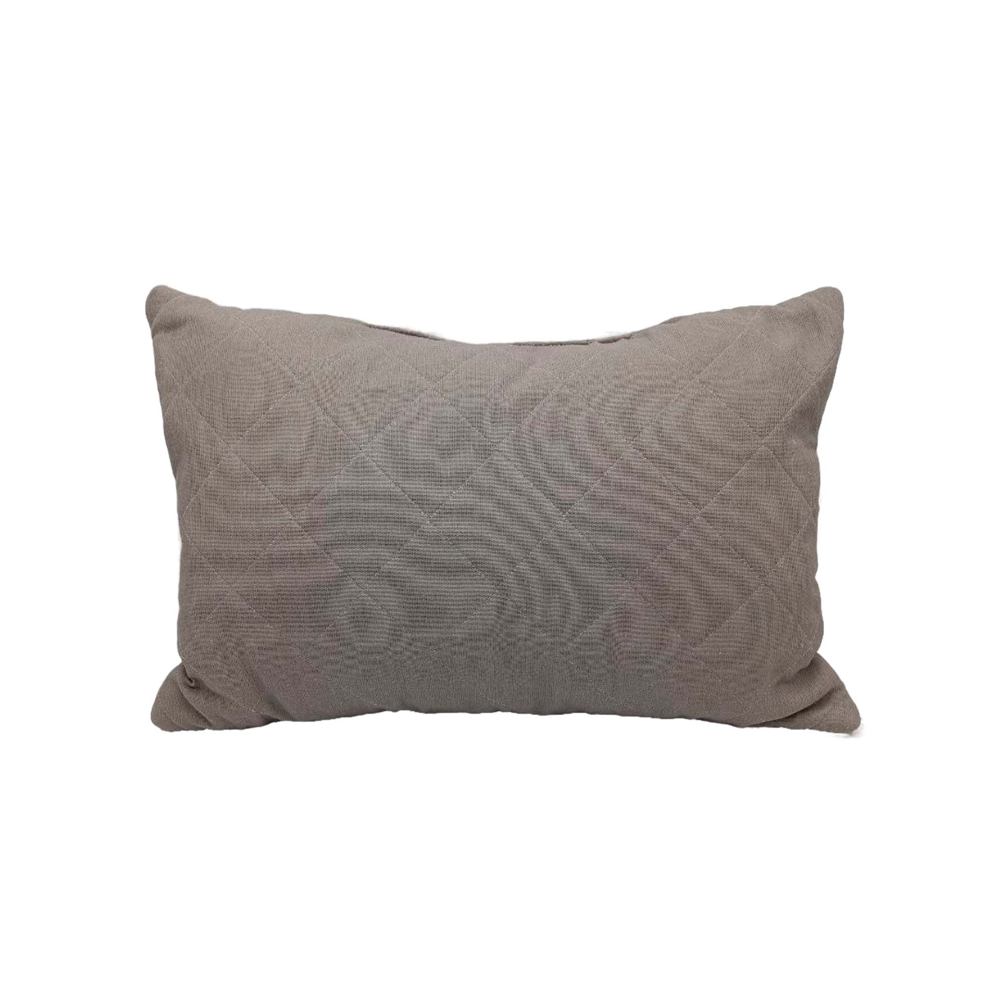 Подушка декоративная 40х60 стеганная Калейдоскоп ДомВелл Лён 