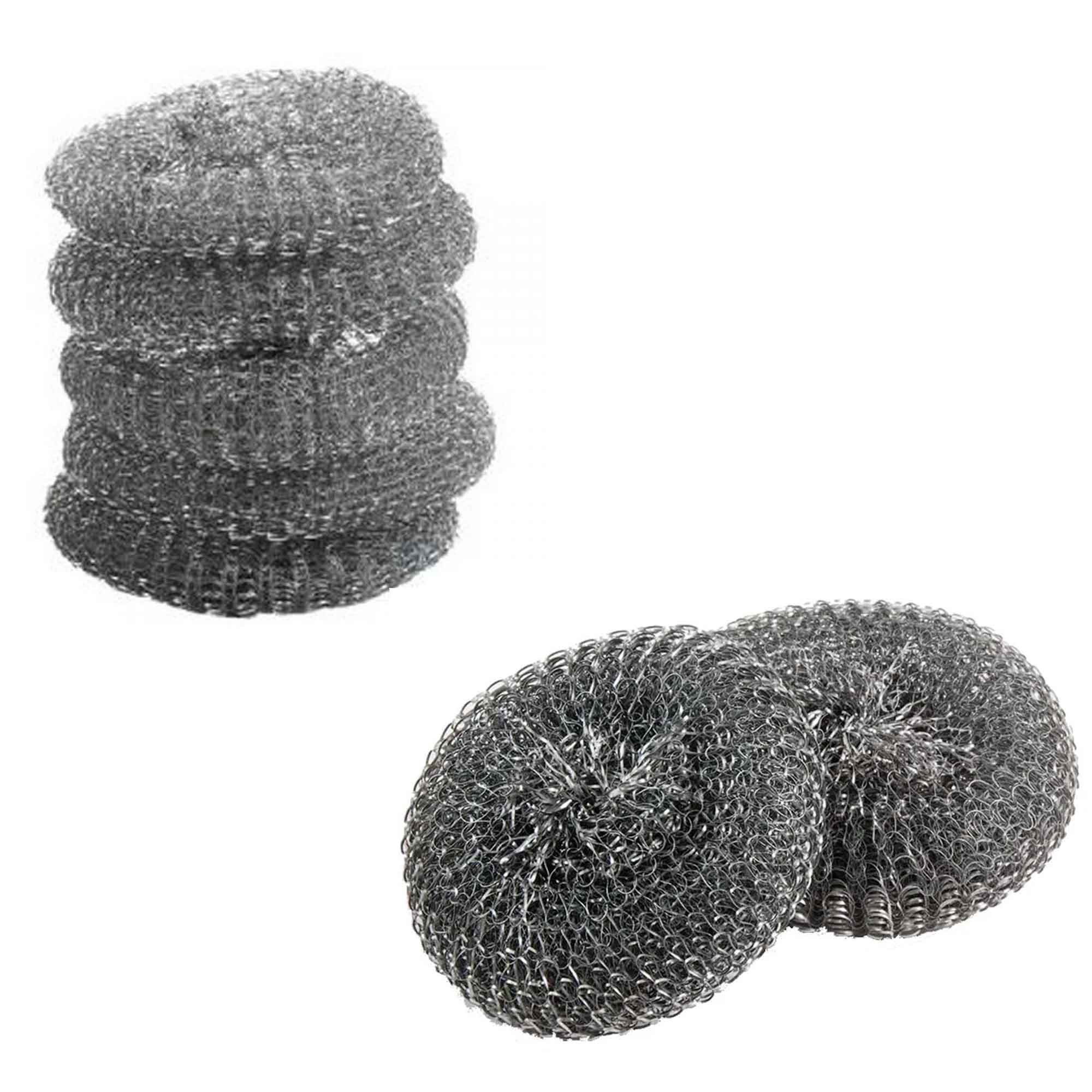 Губка для посуды металлическая 5шт РД15620