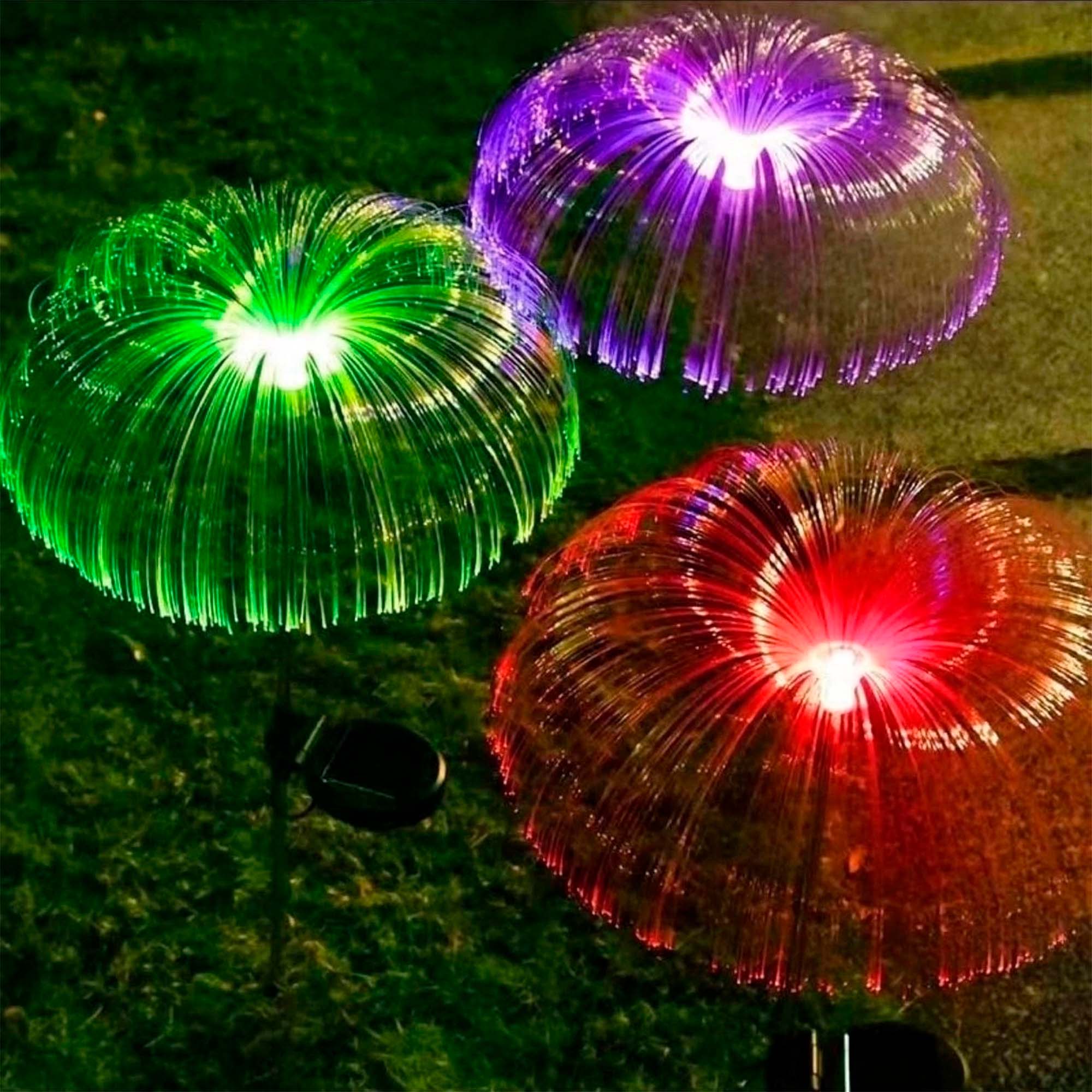 Светильник садовый на солнечной батарее 80см Фонтанчик